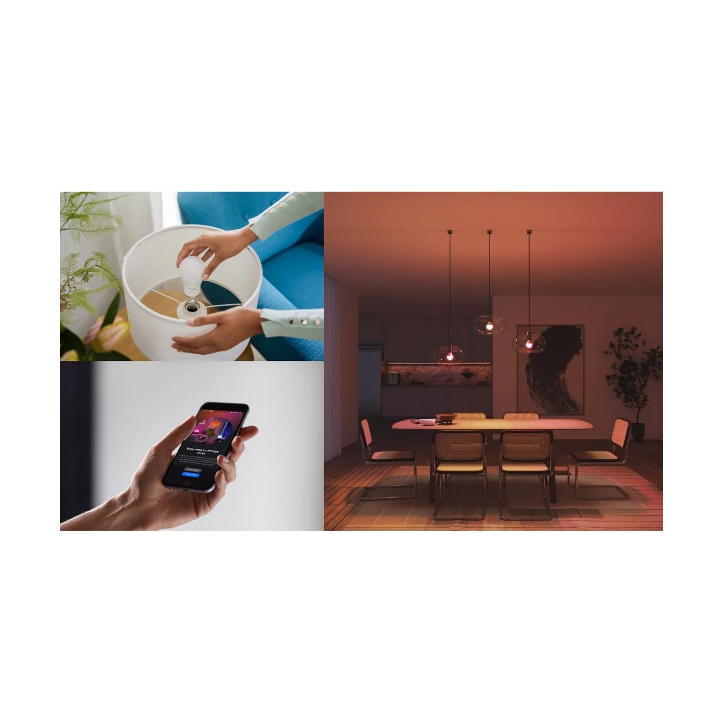 Philips Hue E WCA 806 A60 1P EU | E27 | 8 W | 16 million colours, White and colour light | Bluetooth, Zigbee