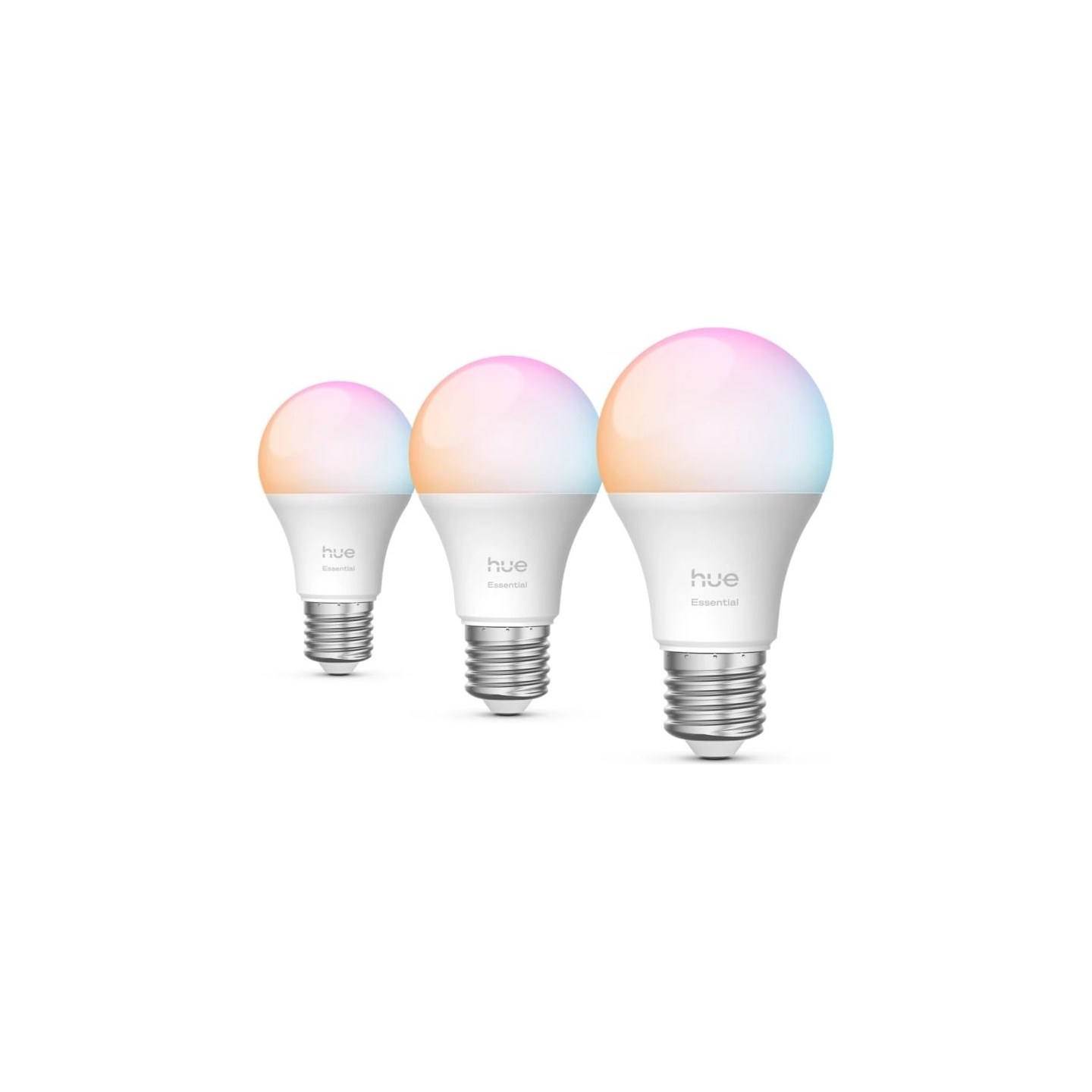 Philips Hue E WCA 806 A60 3P EU | E27 | 8 W | 16 million colours, White and colour light | Bluetooth and Zigbee