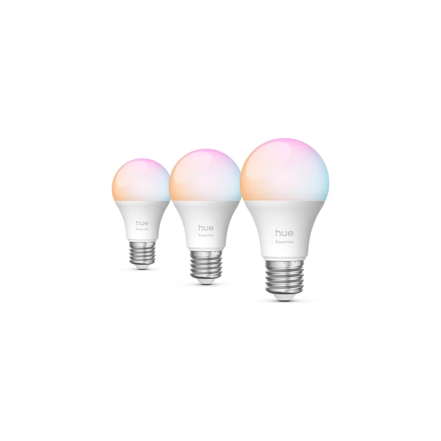 Philips Hue E WCA 806 A60 3P EU | E27 | 8 W | 16 million colours, White and colour light | Bluetooth and Zigbee