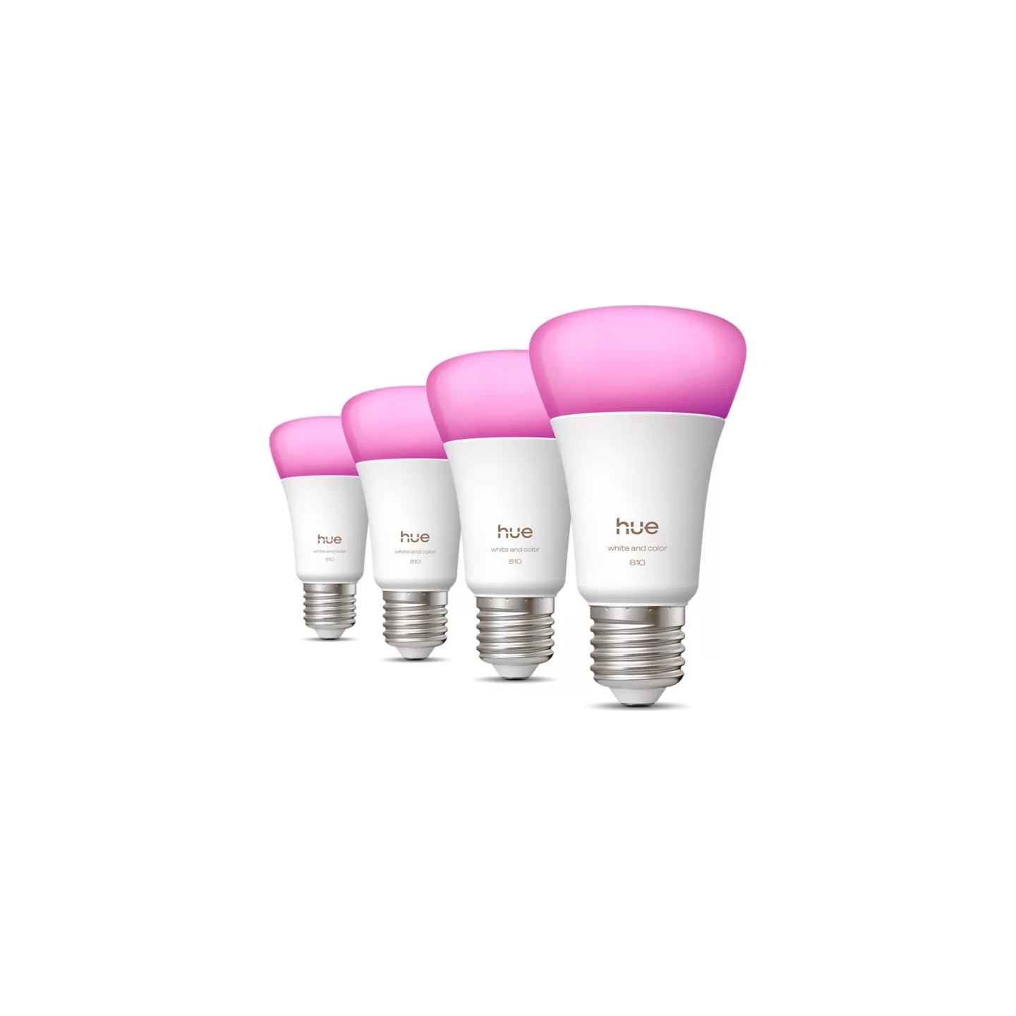 Philips Hue WCA 810 A60 E27 4P EU | E27 | 6 W | White and colour light | Bluetooth and Zigbee