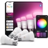 Philips Hue WCA 810 A60 E27 4P EU | E27 | 6 W | White and colour light | Bluetooth and Zigbee