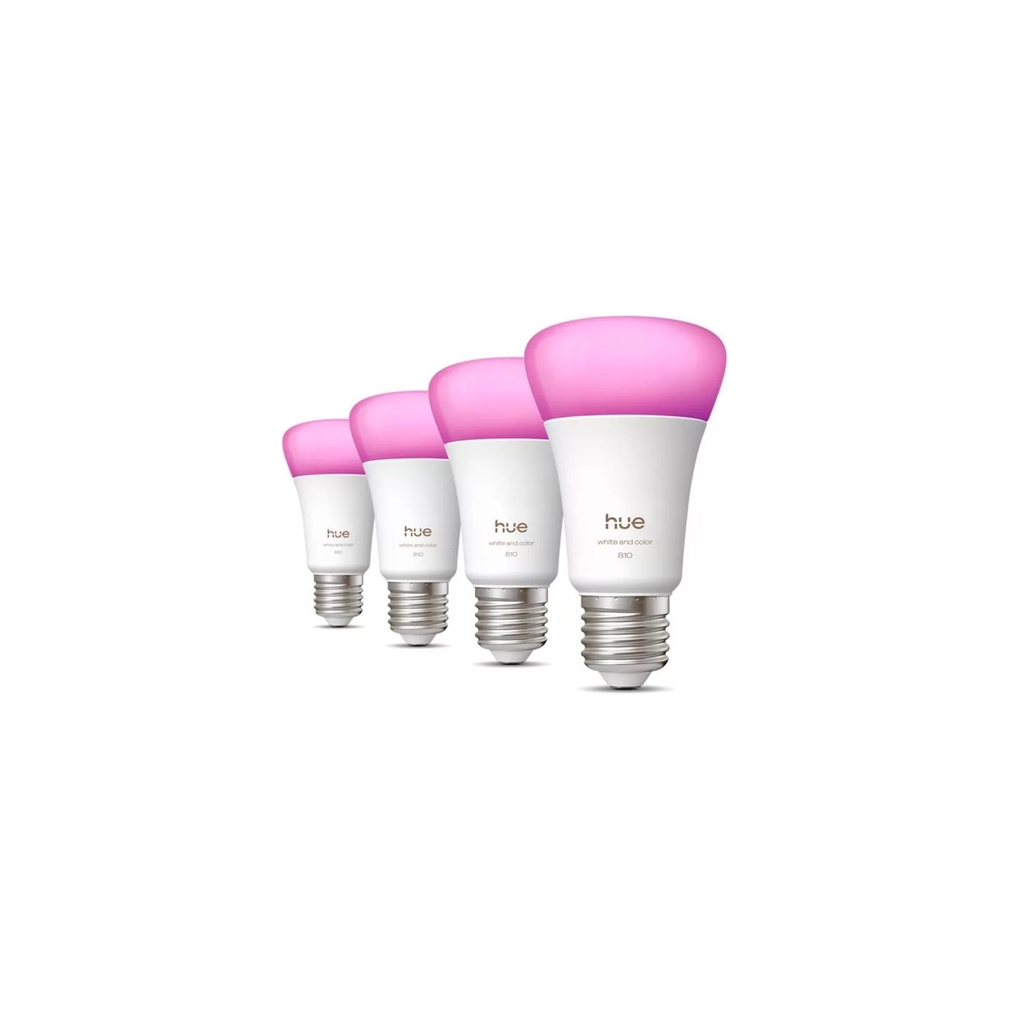 Philips Hue WCA 810 A60 E27 4P EU | E27 | 6 W | White and colour light | Bluetooth and Zigbee