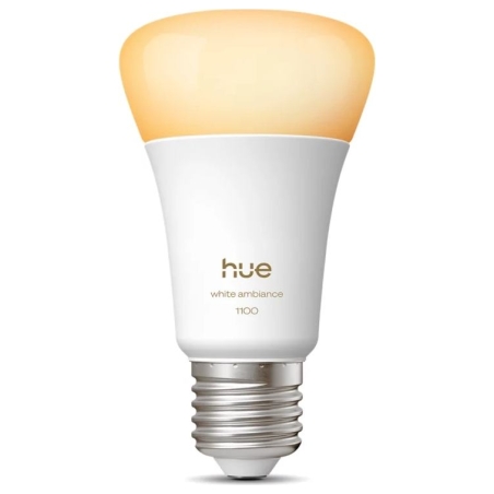 Philips Hue WA 1100 A60 1P EU | E27 | 8.1 W | Warm to cool white light | Bluetooth and Zigbee