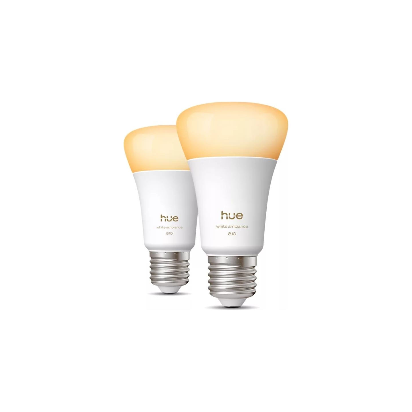 Philips Hue WA 810 A60 2P EU | E27 | 6 W | White and colour light | Bluetooth and Zigbee