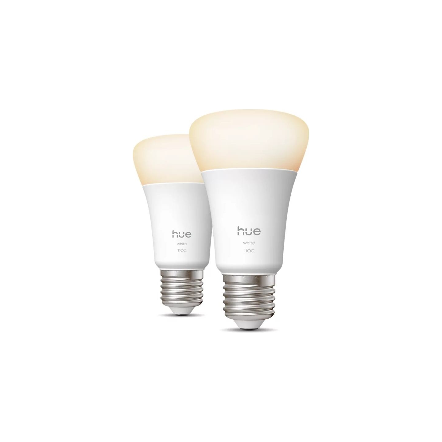 Philips Hue W 1100 A60 2P EU | E27 | 9.5 W | Soft white light | Bluetooth and Zigbee
