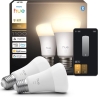 Philips Hue W 1100 A60 2P EU | E27 | 9.5 W | Soft white light | Bluetooth and Zigbee