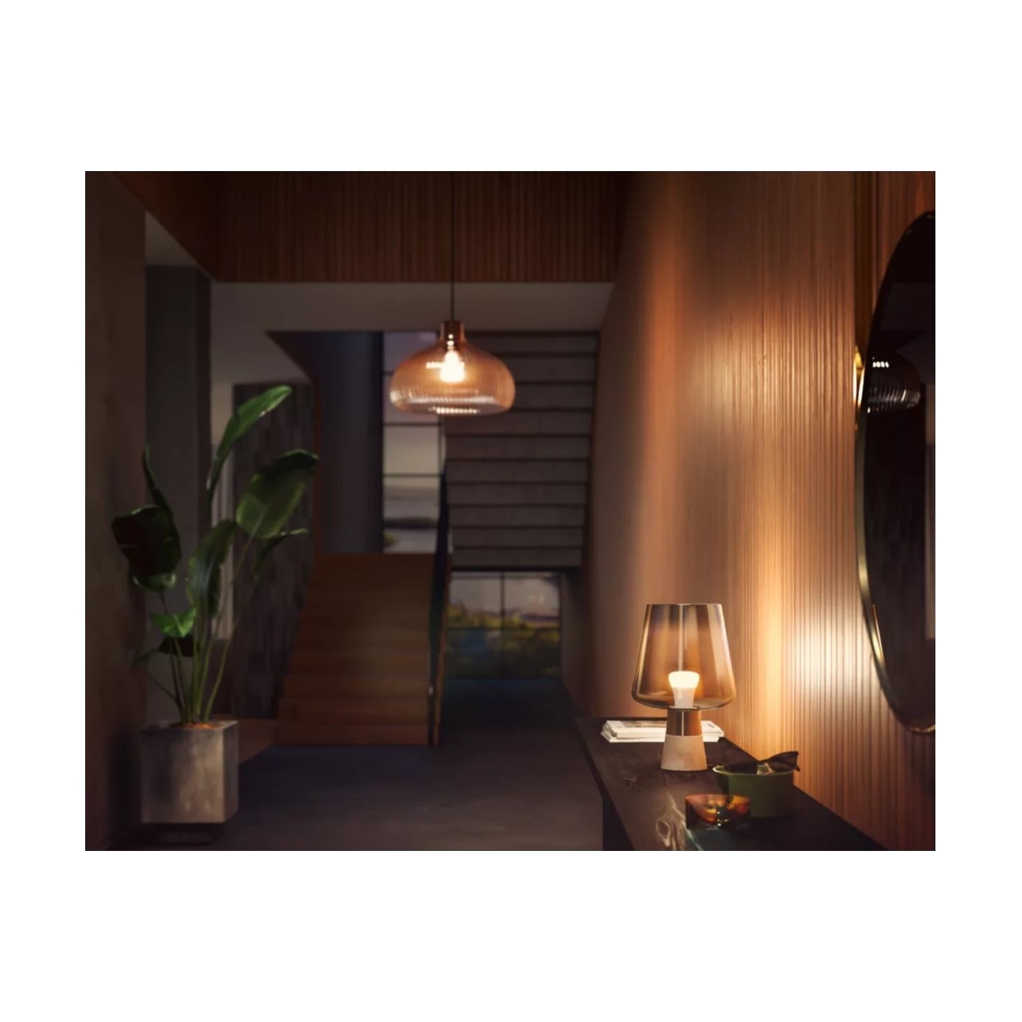 Philips Hue W 1100 A60 2P EU | E27 | 9.5 W | Soft white light | Bluetooth and Zigbee