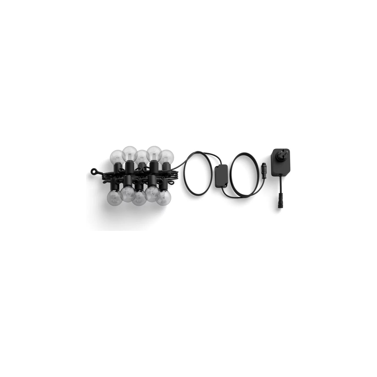 Philips Hue Festavia Globe Outdoor Fairy Lights, 7 m | 30 W | Bluetooth, Zigbee