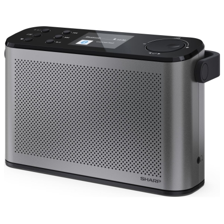 Sharp OSAKA Stereo Portable Digital Radio | DR-P540(GY) | USB port | Bluetooth | FM radio | Wireless connection