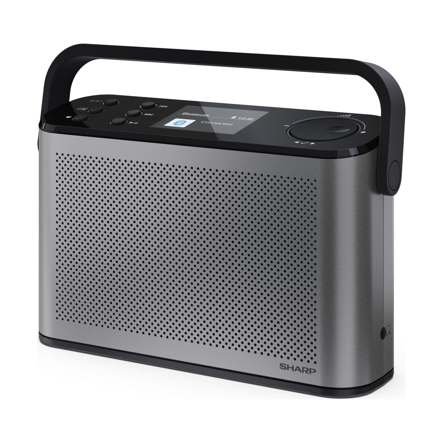 Sharp OSAKA Stereo Portable Digital Radio | DR-P540(GY) | USB port | Bluetooth | FM radio | Wireless connection