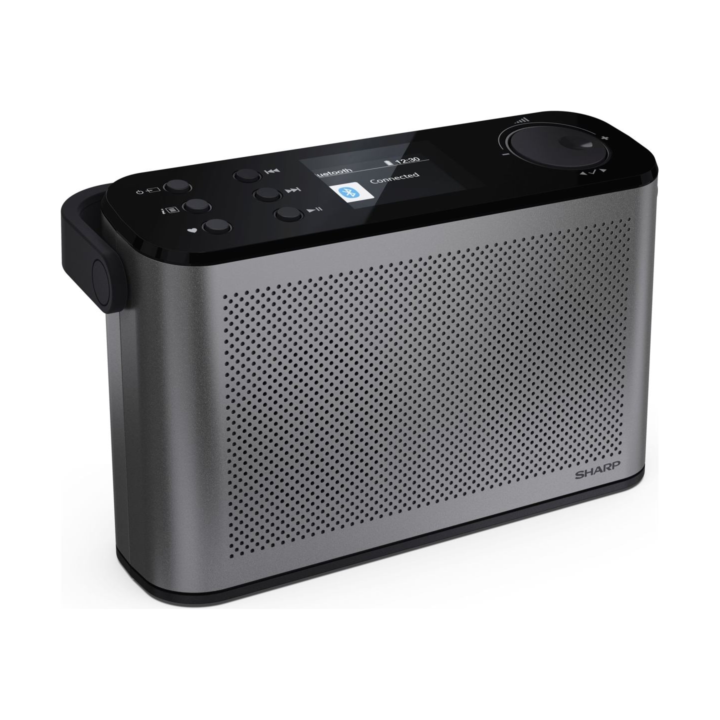 Sharp OSAKA Stereo Portable Digital Radio | DR-P540(GY) | USB port | Bluetooth | FM radio | Wireless connection