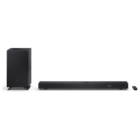 Sharp | 3.1.2 Dolby Atmos/DTS:X Soundbar with Wireless Subwoofer | HT-SBW53121(BK) | Bluetooth