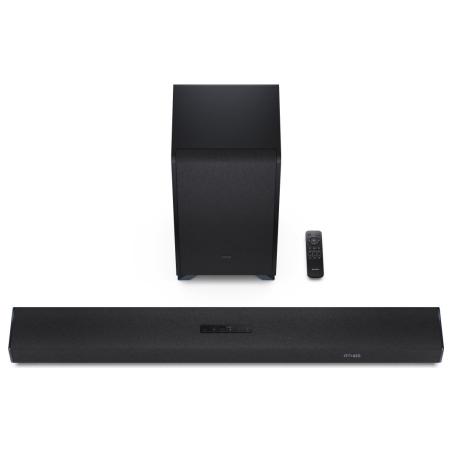 Sharp | 3.1.2 Dolby Atmos/DTS:X Soundbar with Wireless Subwoofer | HT-SBW53121(BK) | Bluetooth