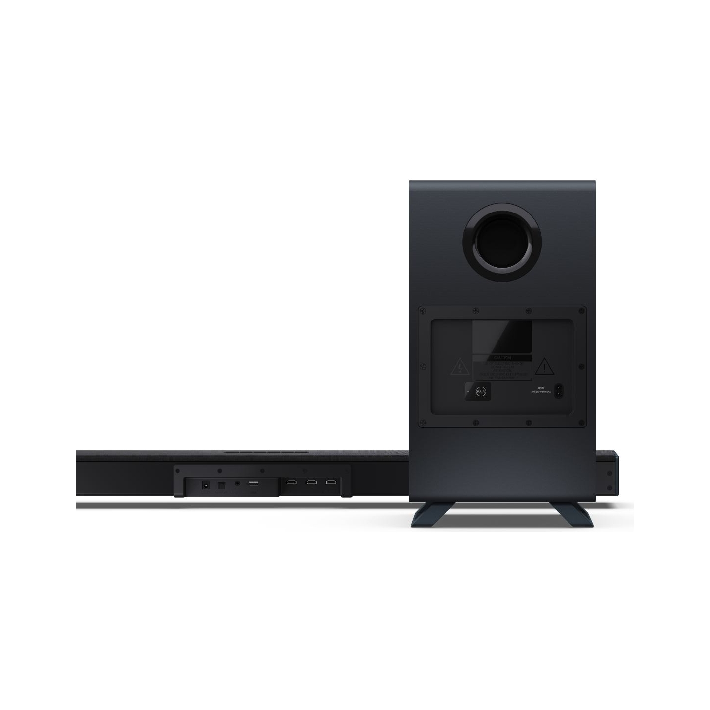Sharp | 3.1.2 Dolby Atmos/DTS:X Soundbar with Wireless Subwoofer | HT-SBW53121(BK) | Bluetooth