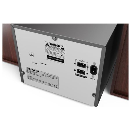 Sharp | Hi-Fi Micro System | XL-B517D(BR) | Brown | USB port | AUX in | Bluetooth | CD player | FM radio | Wireless connection