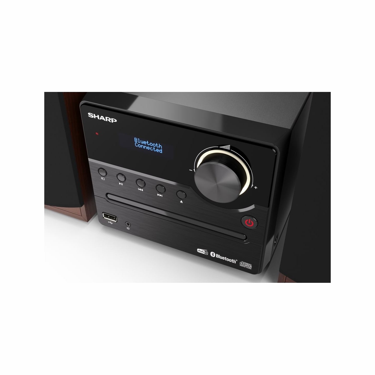 Sharp | Hi-Fi Micro System | XL-B517D(BR) | Brown | USB port | AUX in | Bluetooth | CD player | FM radio | Wireless connection