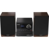 Sharp | Hi-Fi Micro System | XL-B517D(BR) | Brown | USB port | AUX in | Bluetooth | CD player | FM radio | Wireless connection