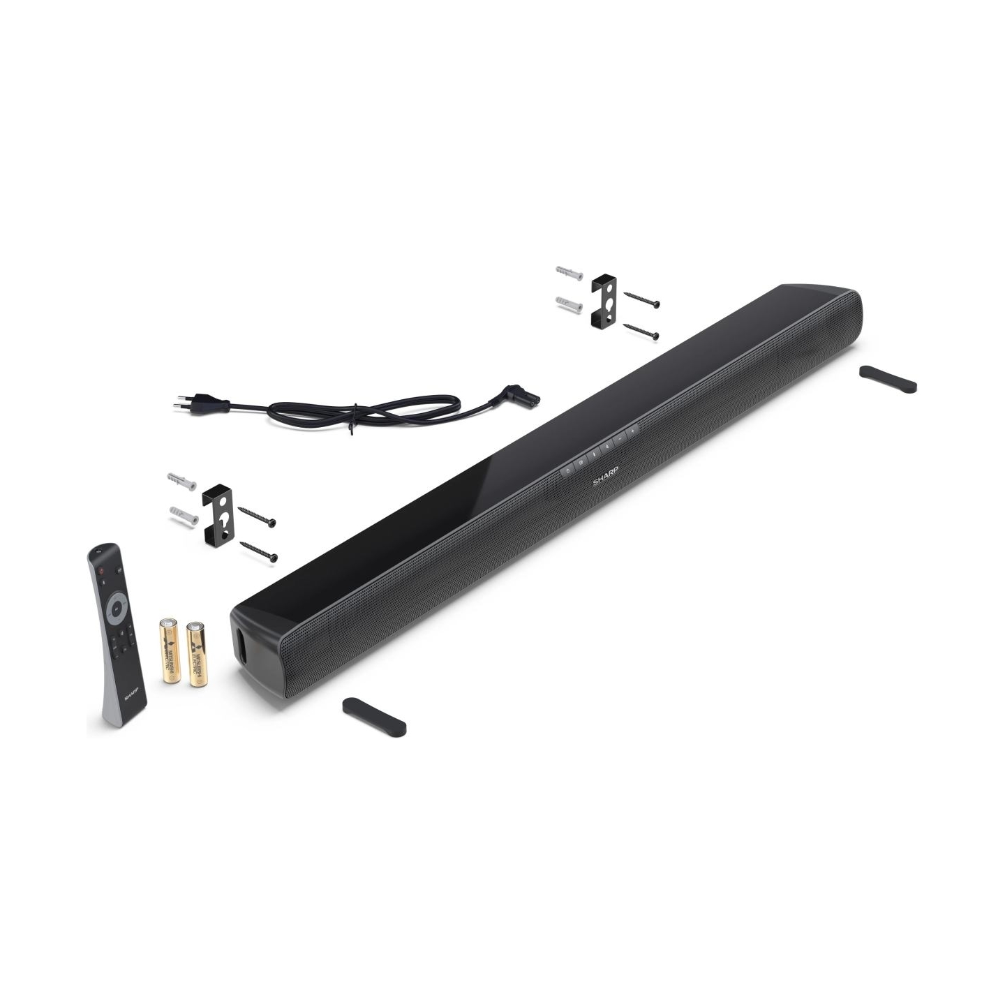 Sharp HT-SB100 2.0 Soundbar for TV above 32", HDMI ARC/CEC, Aux-in, Optical, Bluetooth, USB, 80cm, Gloss Black | Sharp | Yes | S