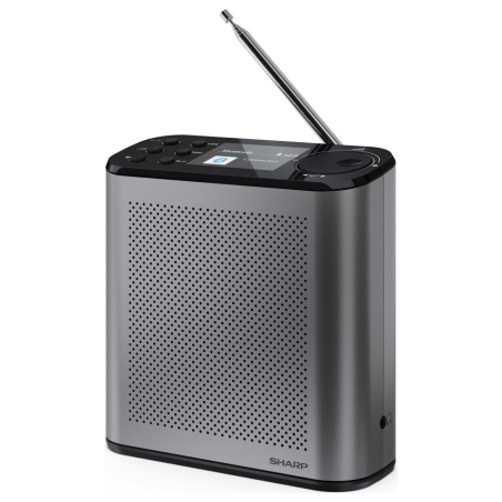 Sharp OSAKA Portable Digital Radio | DR-P530(GY) | USB port | Bluetooth | FM radio | Wireless connection