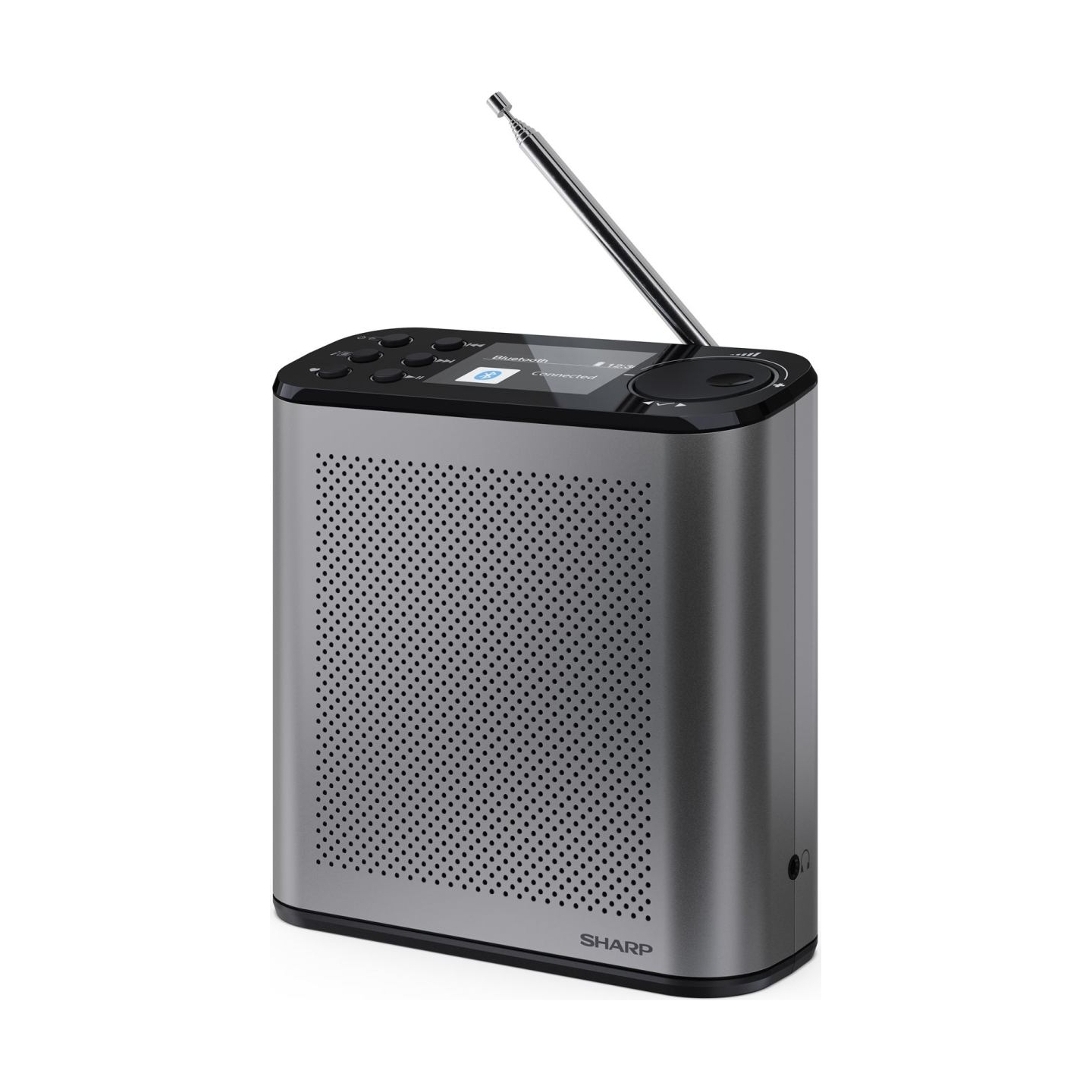 Sharp OSAKA Portable Digital Radio | DR-P530(GY) | USB port | Bluetooth | FM radio | Wireless connection