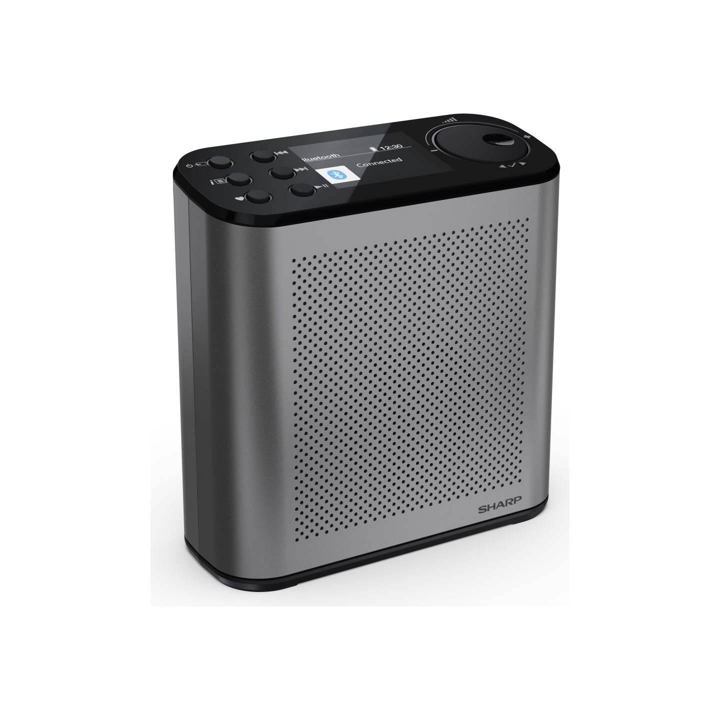 Sharp OSAKA Portable Digital Radio | DR-P530(GY) | USB port | Bluetooth | FM radio | Wireless connection