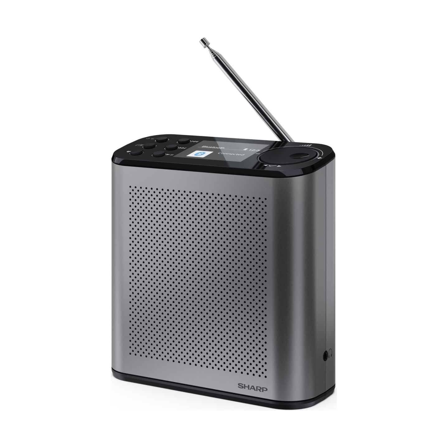 Sharp OSAKA Portable Digital Radio | DR-P530(GY) | USB port | Bluetooth | FM radio | Wireless connection