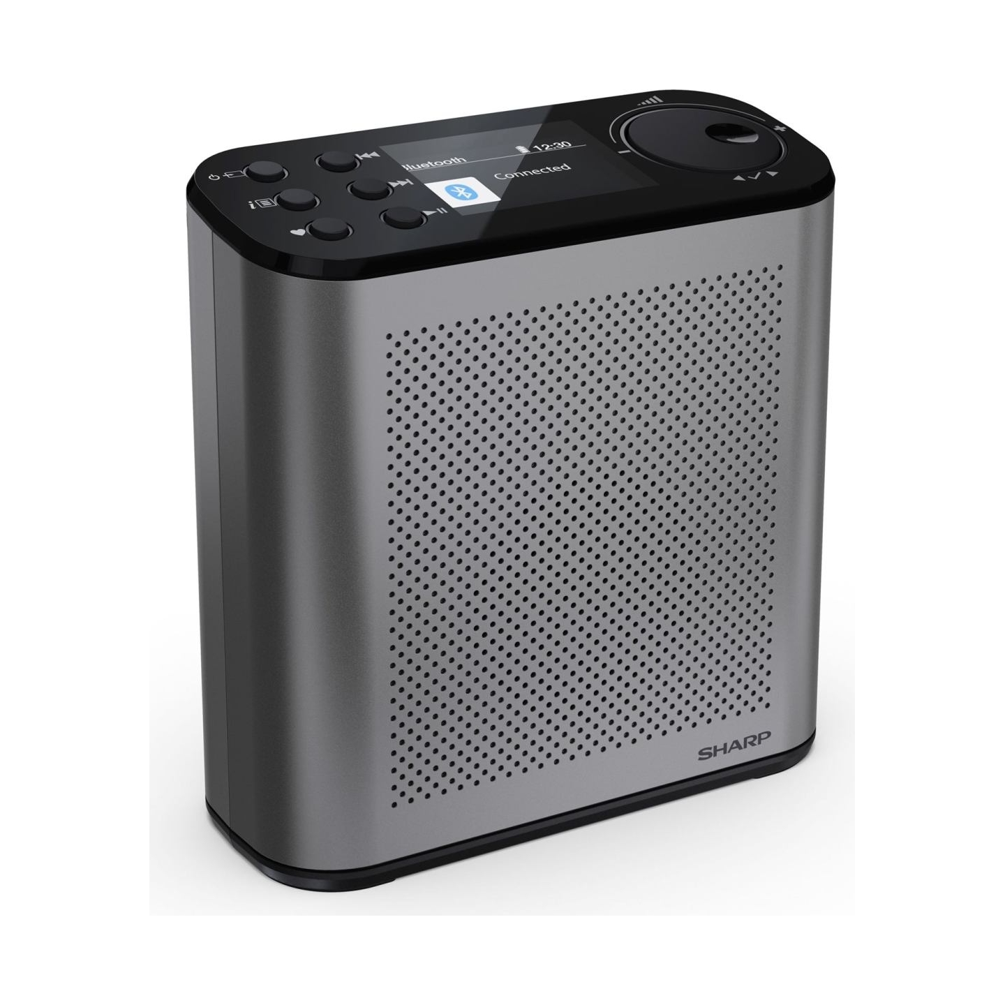 Sharp OSAKA Portable Digital Radio | DR-P530(GY) | USB port | Bluetooth | FM radio | Wireless connection