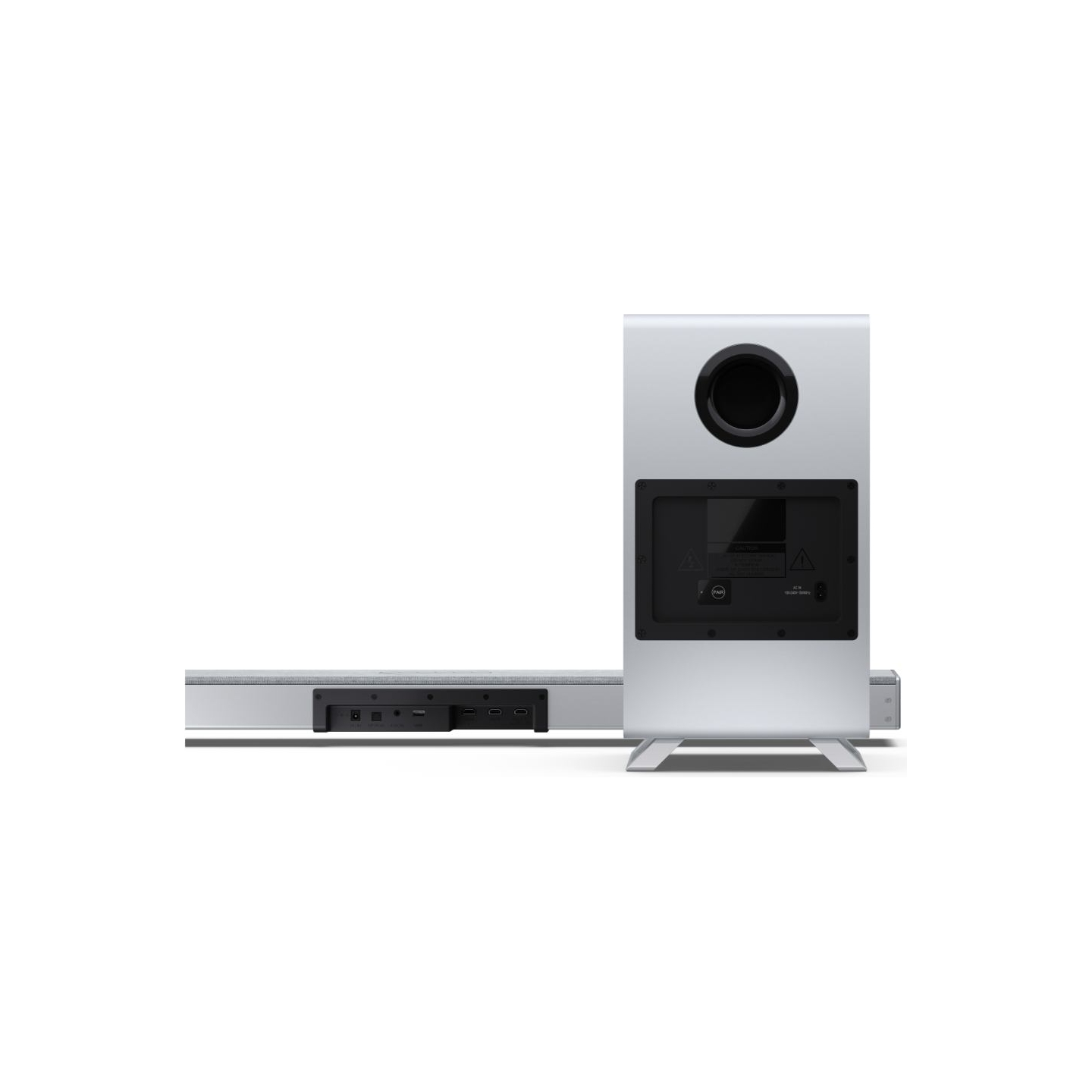 Sharp | 3.1.2 Dolby Atmos/DTS:X Soundbar with Wireless Subwoofer | HT-SBW53121(SL) | Bluetooth