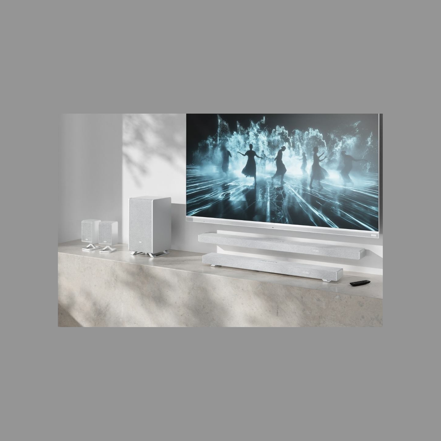 Sharp | 3.1.2 Dolby Atmos/DTS:X Soundbar with Wireless Subwoofer | HT-SBW53121(SL) | Bluetooth