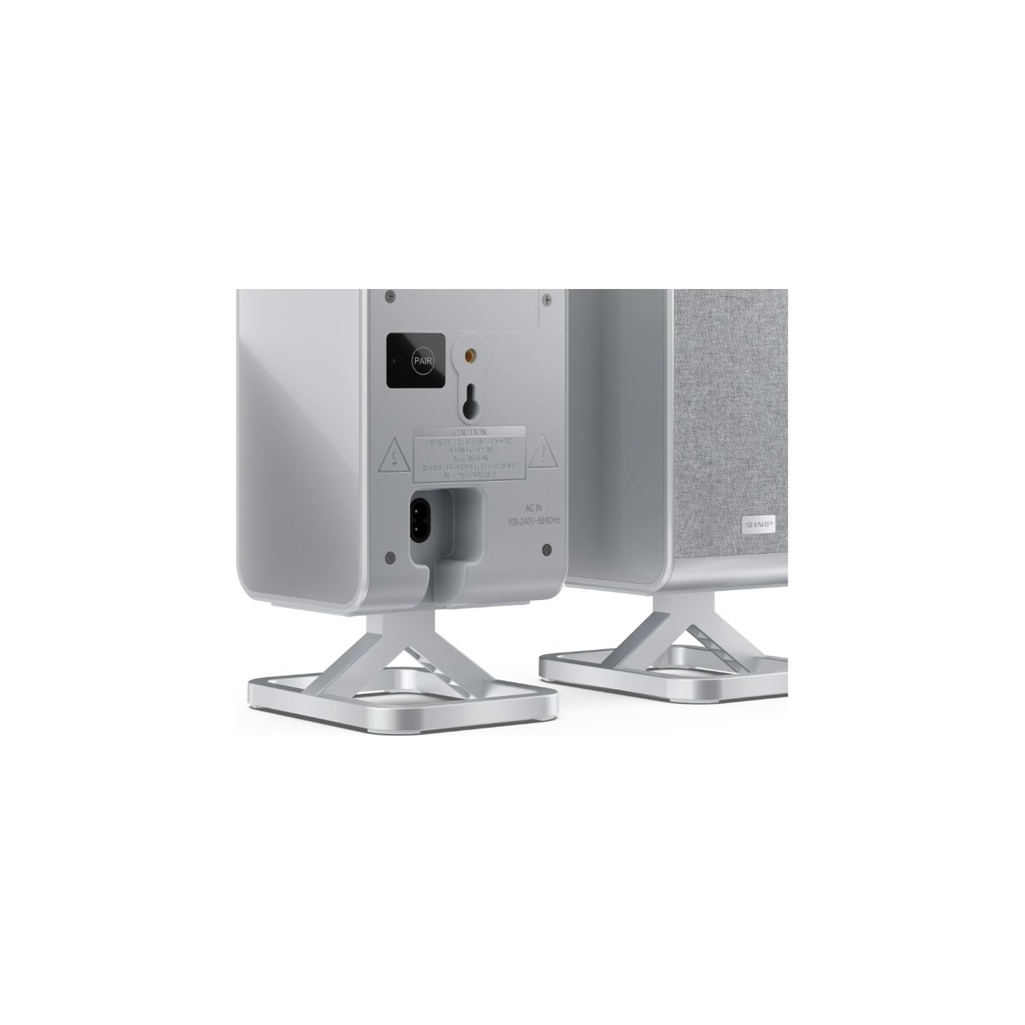Sharp | 2.0.2 Wireless Rear Surround Speakers | HT-SPR52021(SL)
