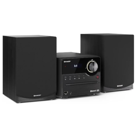 Sharp XL-B512(BK) Hi-Fi Micro System, CD/FM/USB/Bluetooth v5.0, 45W, Black | Sharp | Hi-Fi Micro System | XL-B512(BK) | Black | 