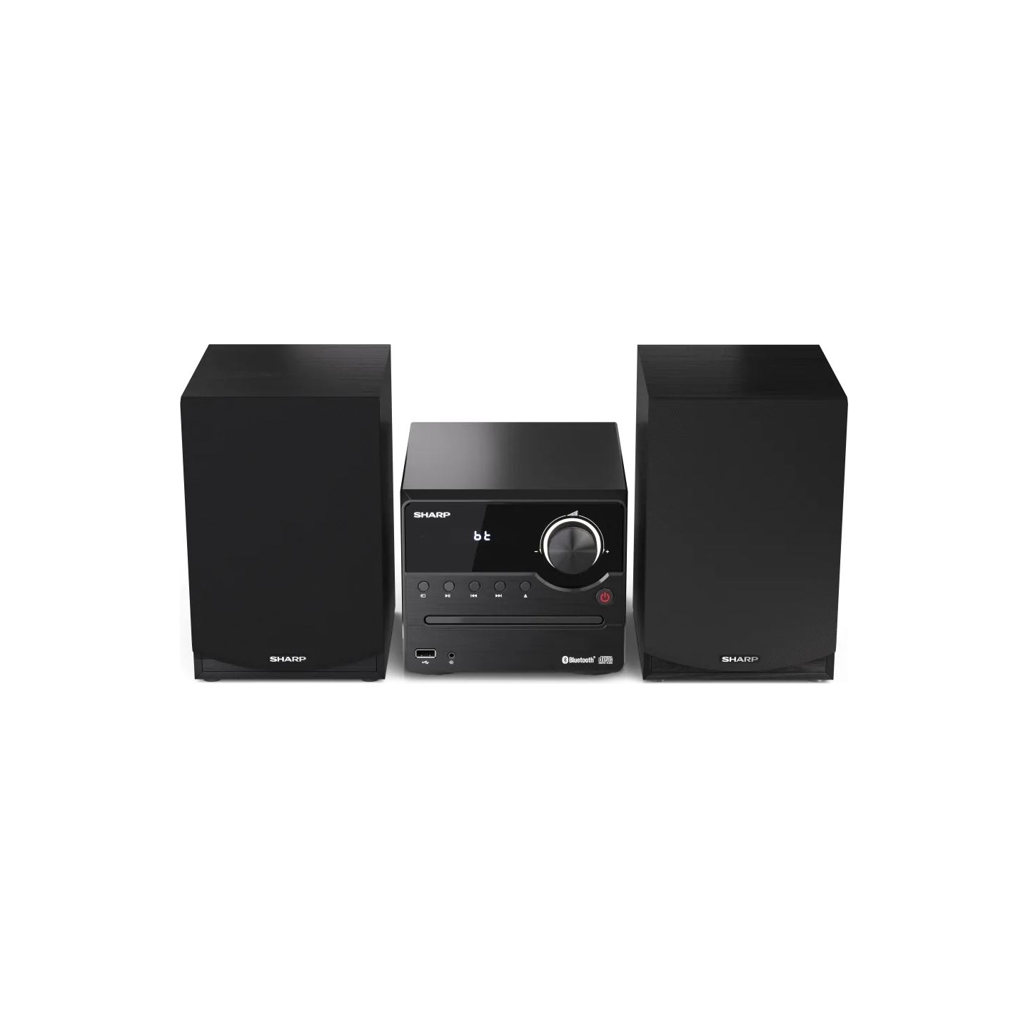 Sharp XL-B512(BK) Hi-Fi Micro System, CD/FM/USB/Bluetooth v5.0, 45W, Black | Sharp | Hi-Fi Micro System | XL-B512(BK) | Black | 