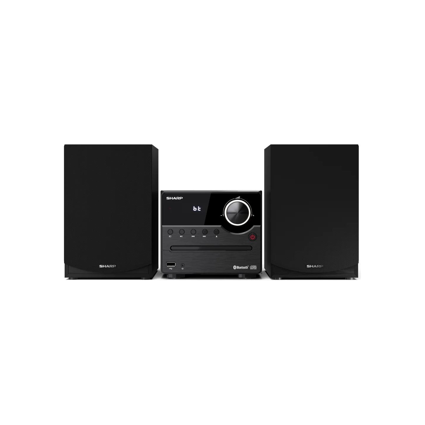 Sharp XL-B512(BK) Hi-Fi Micro System, CD/FM/USB/Bluetooth v5.0, 45W, Black | Sharp | Hi-Fi Micro System | XL-B512(BK) | Black | 