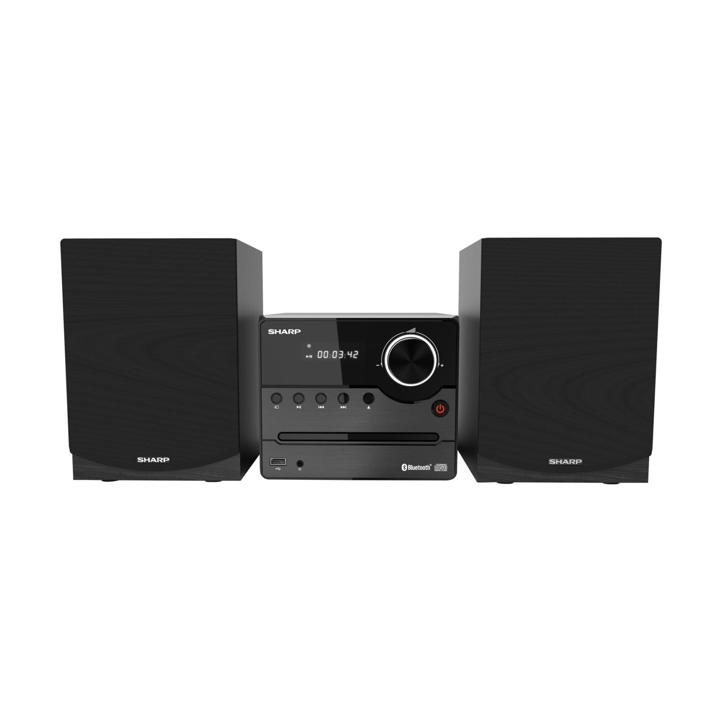 Sharp XL-B512(BK) Hi-Fi Micro System, CD/FM/USB/Bluetooth v5.0, 45W, Black | Sharp | Hi-Fi Micro System | XL-B512(BK) | Black | 