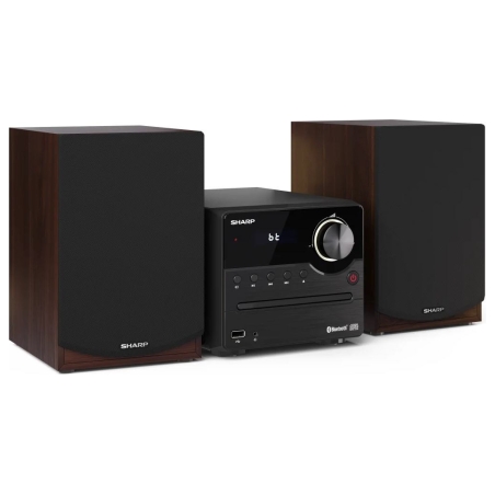 Sharp XL-B512(BR) Hi-Fi Micro System, CD/FM/USB/Bluetooth v5.0, 45W, Brown | Sharp | Hi-Fi Micro System | XL-B512(BR) | Brown | 