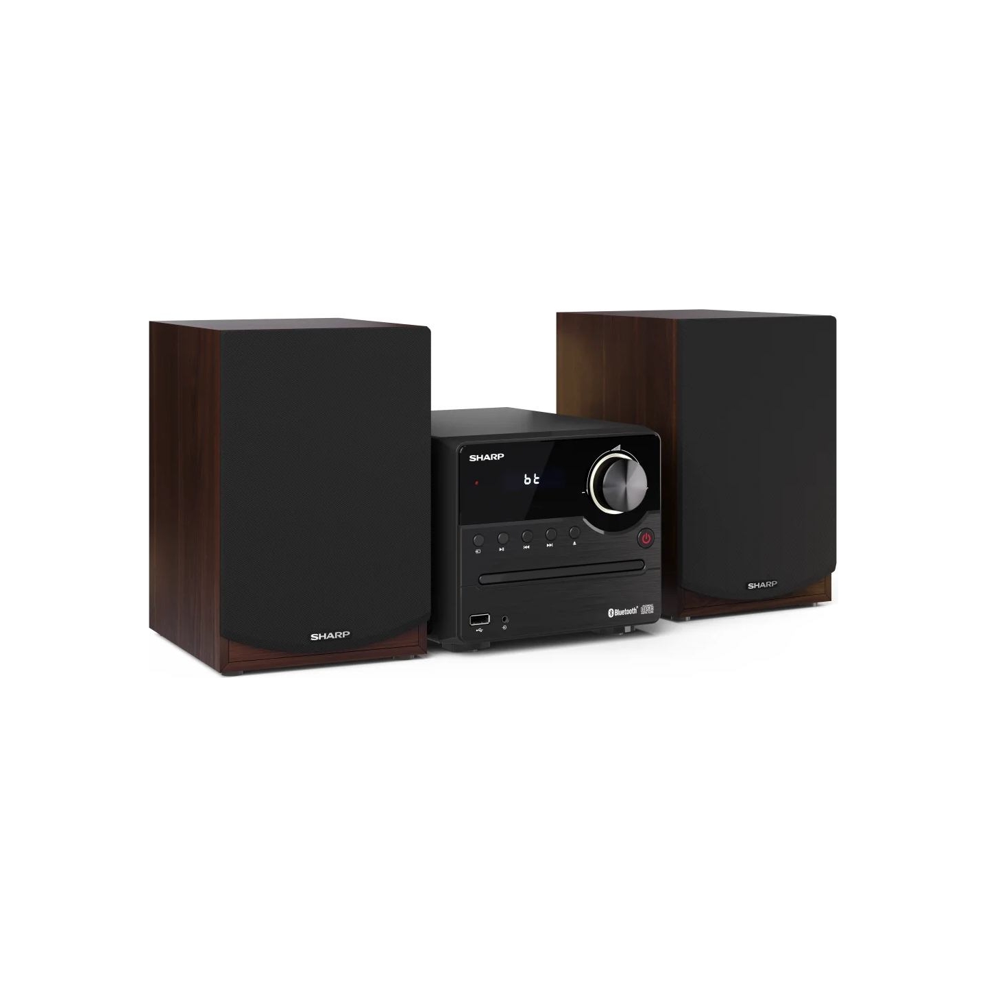 Sharp XL-B512(BR) Hi-Fi Micro System, CD/FM/USB/Bluetooth v5.0, 45W, Brown | Sharp | Hi-Fi Micro System | XL-B512(BR) | Brown | 