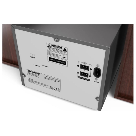 Sharp XL-B512(BR) Hi-Fi Micro System, CD/FM/USB/Bluetooth v5.0, 45W, Brown | Sharp | Hi-Fi Micro System | XL-B512(BR) | Brown | 