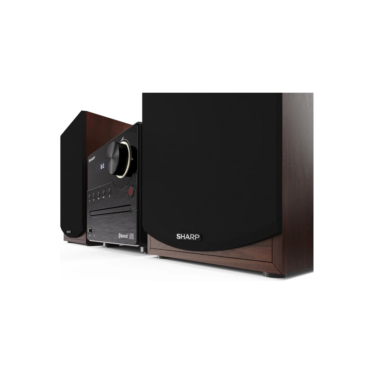 Sharp XL-B512(BR) Hi-Fi Micro System, CD/FM/USB/Bluetooth v5.0, 45W, Brown | Sharp | Hi-Fi Micro System | XL-B512(BR) | Brown | 
