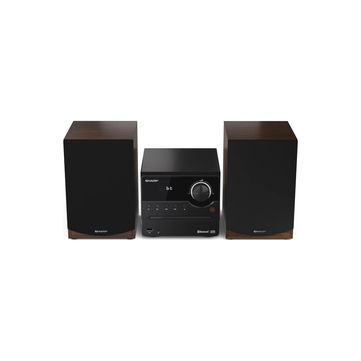 Sharp XL-B512(BR) Hi-Fi Micro System, CD/FM/USB/Bluetooth v5.0, 45W, Brown | Sharp | Hi-Fi Micro System | XL-B512(BR) | Brown | 