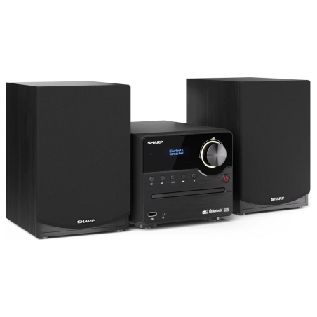 Sharp XL-B517D(BK) Hi-Fi Micro System, CD/FM/USB/Bluetooth v5.0, Aux-in, 45W, Black | Sharp | Hi-Fi Micro System | XL-B517D(BK) 