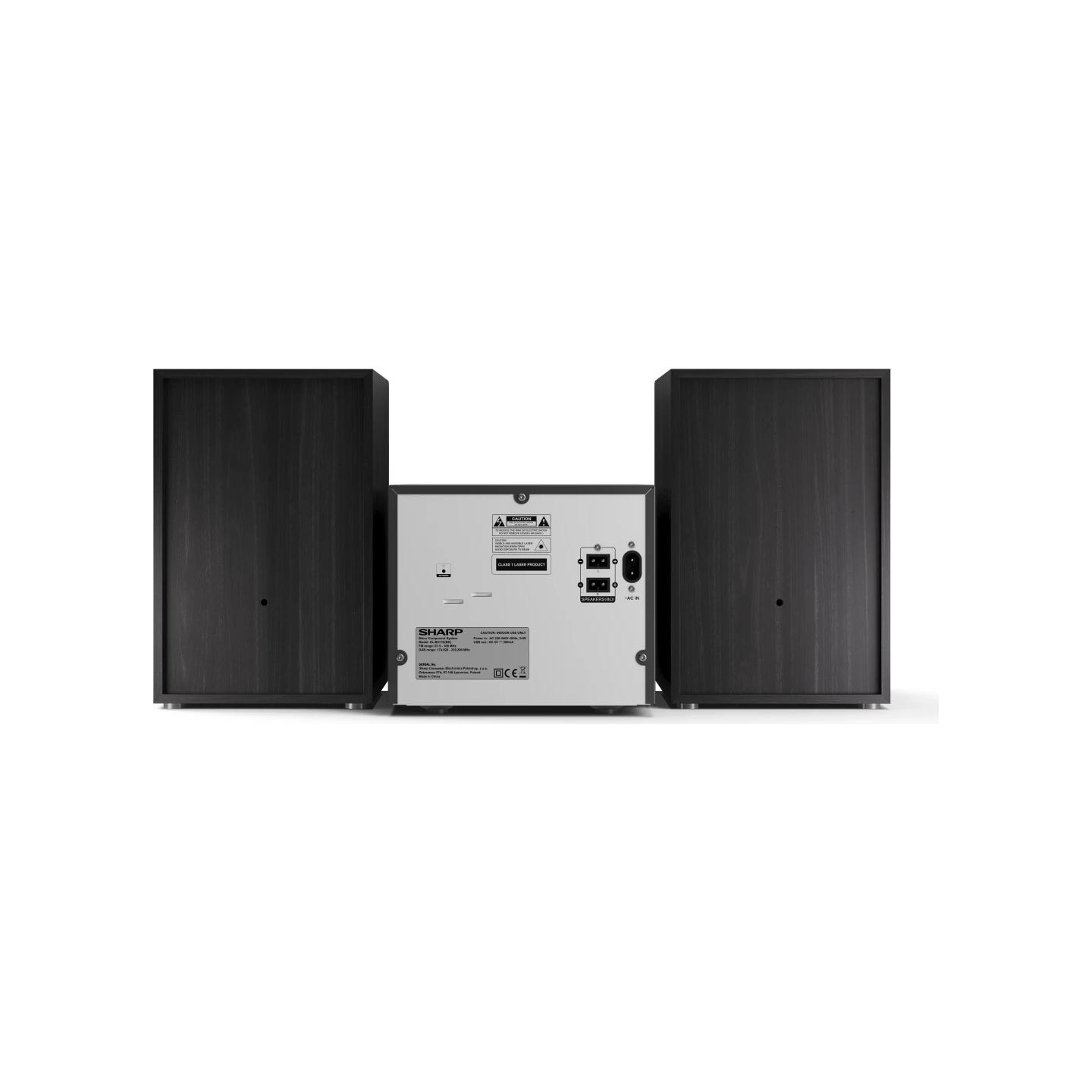 Sharp XL-B517D(BK) Hi-Fi Micro System, CD/FM/USB/Bluetooth v5.0, Aux-in, 45W, Black | Sharp | Hi-Fi Micro System | XL-B517D(BK) 