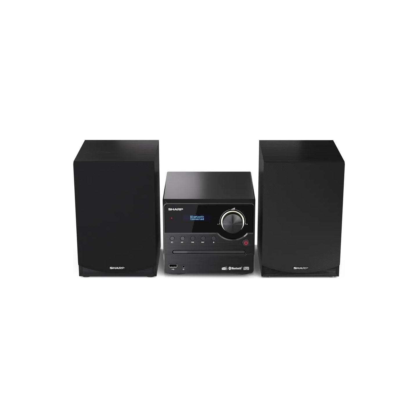 Sharp XL-B517D(BK) Hi-Fi Micro System, CD/FM/USB/Bluetooth v5.0, Aux-in, 45W, Black | Sharp | Hi-Fi Micro System | XL-B517D(BK) 