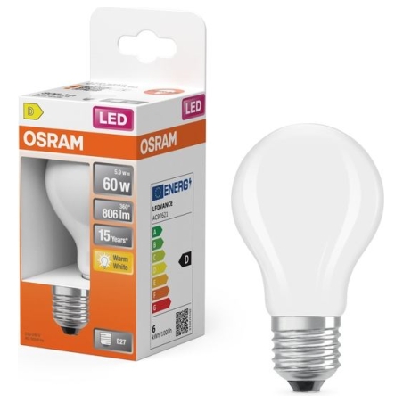 Osram Parathom Classic Filament | E27 | 5.9 W | Warm White