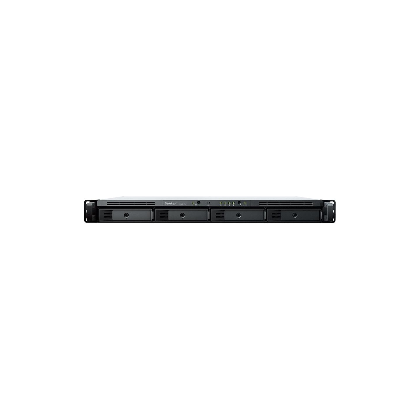 Synology Server NAS RS422+ R1600 AMD Ryzen 2,6Ghz 4x0HDD 2x1GbE RJ45 1xUSB3.2.1 1U