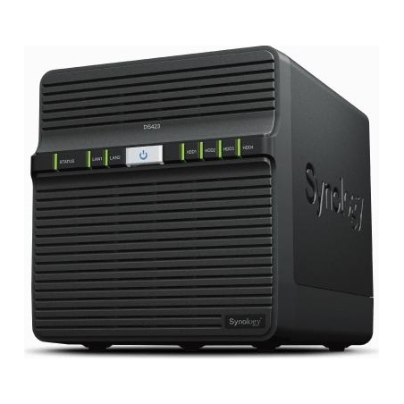 Synology | Tower NAS | DS423 | up to 4 HDD/SSD | Realtek | RTD1619B | Processor frequency 1.7 GHz | 2 GB | DDR4