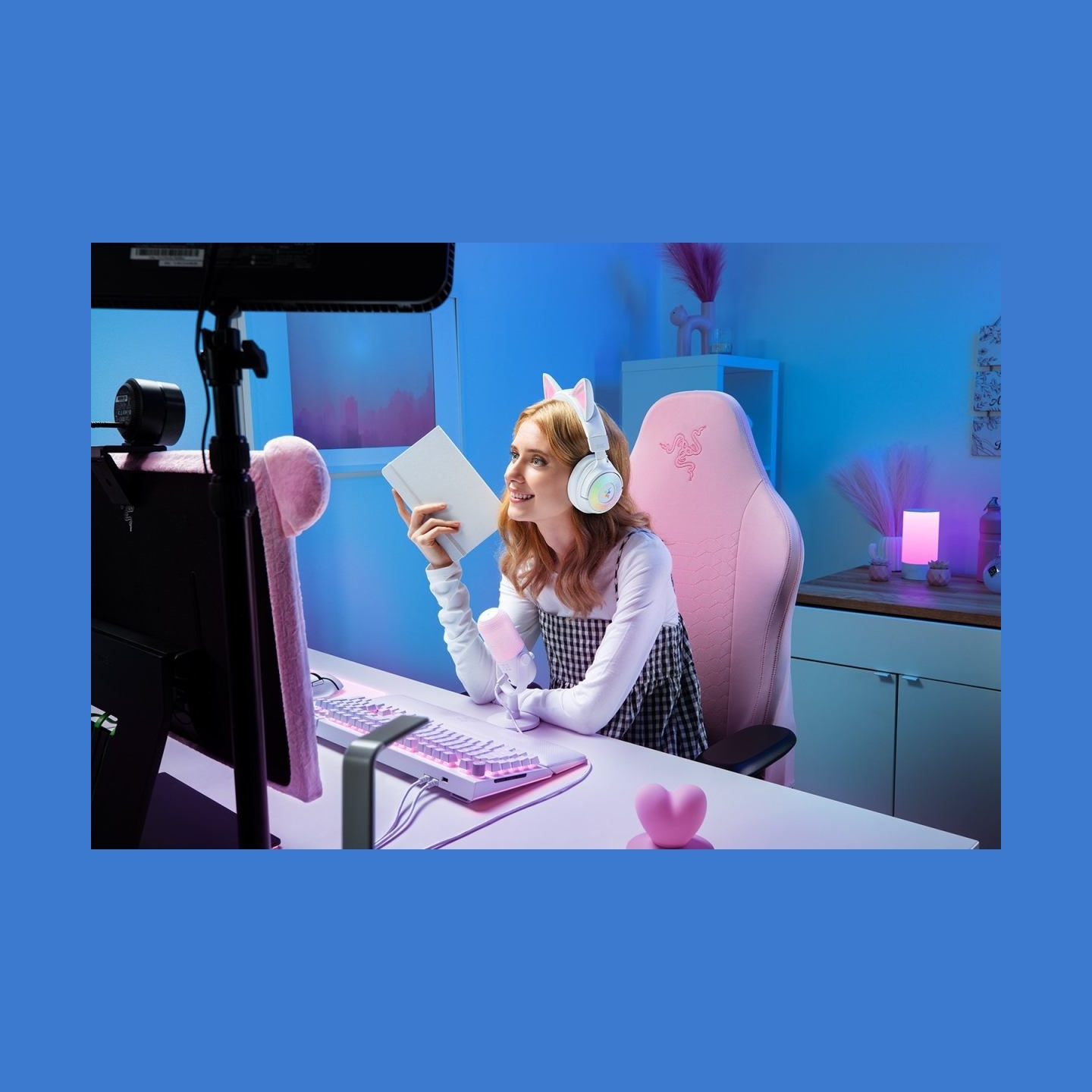 Razer | Headset | Kraken Kitty V3 Pro | Bluetooth | Over-Ear | White
