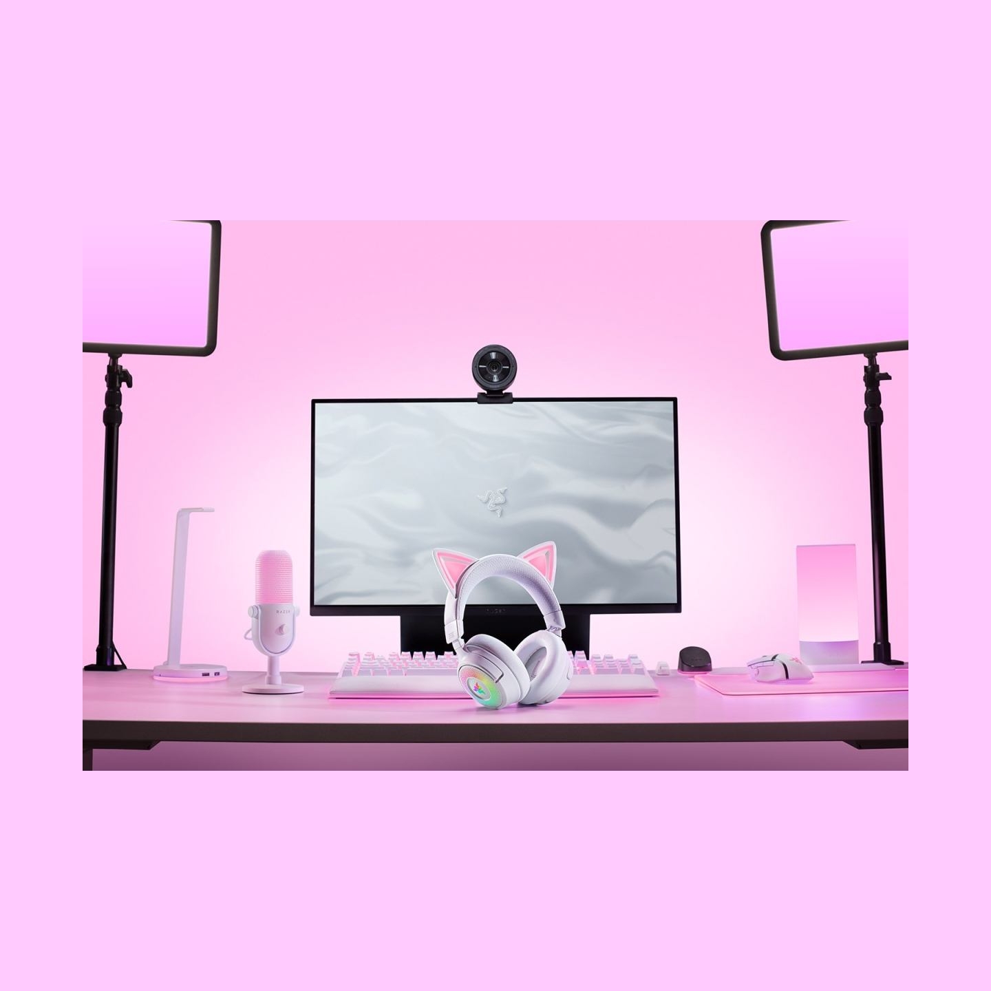 Razer | Headset | Kraken Kitty V3 Pro | Bluetooth | Over-Ear | White