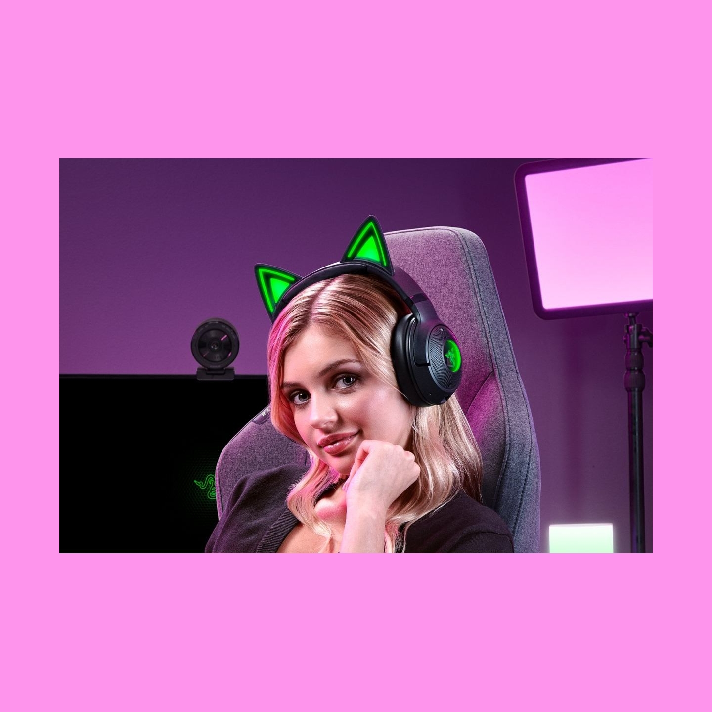 Razer | Headset | Kraken Kitty V2 BT | Yes | Bluetooth | Over-ear | Wireless
