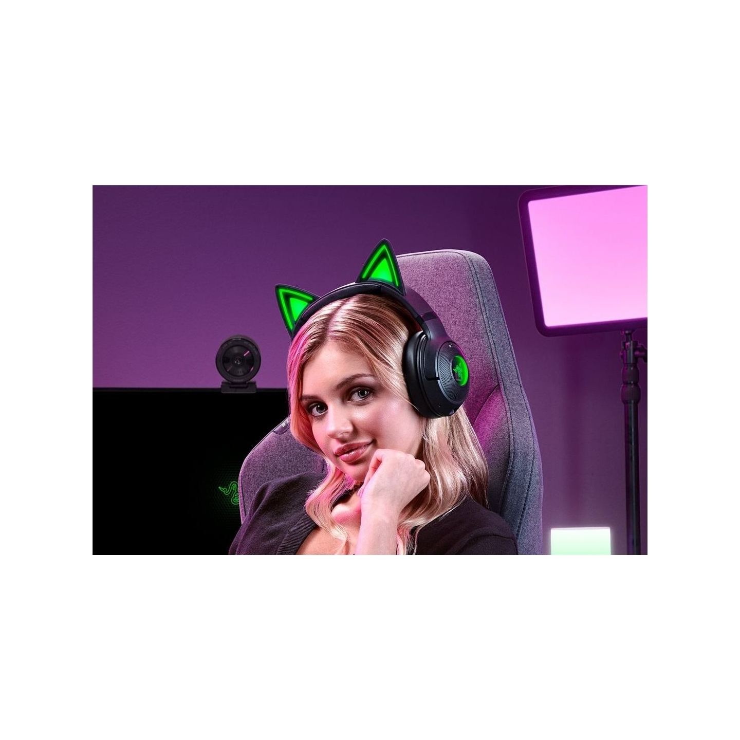 Razer | Headset | Kraken Kitty V2 BT | Yes | Bluetooth | Over-ear | Wireless