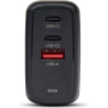 Acer 67W PD GaN Charger, 2 x USB C and 1 x USB A, EU Plug, 100W USB C cable, Retail Pack